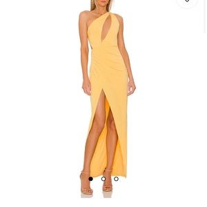 Yellow dress/gown from revolve
